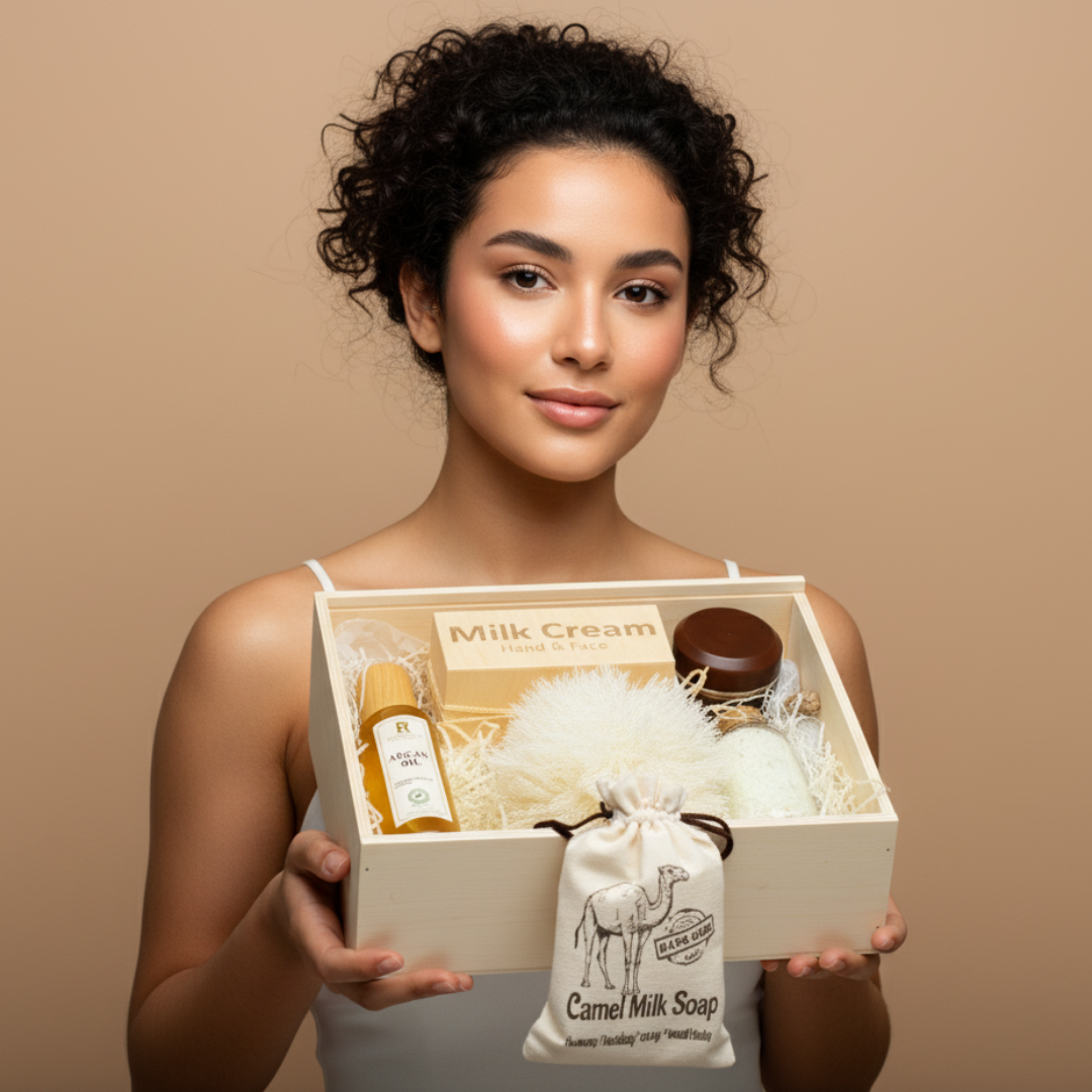 Giftset Kamelenmelk – Complete Verzorging