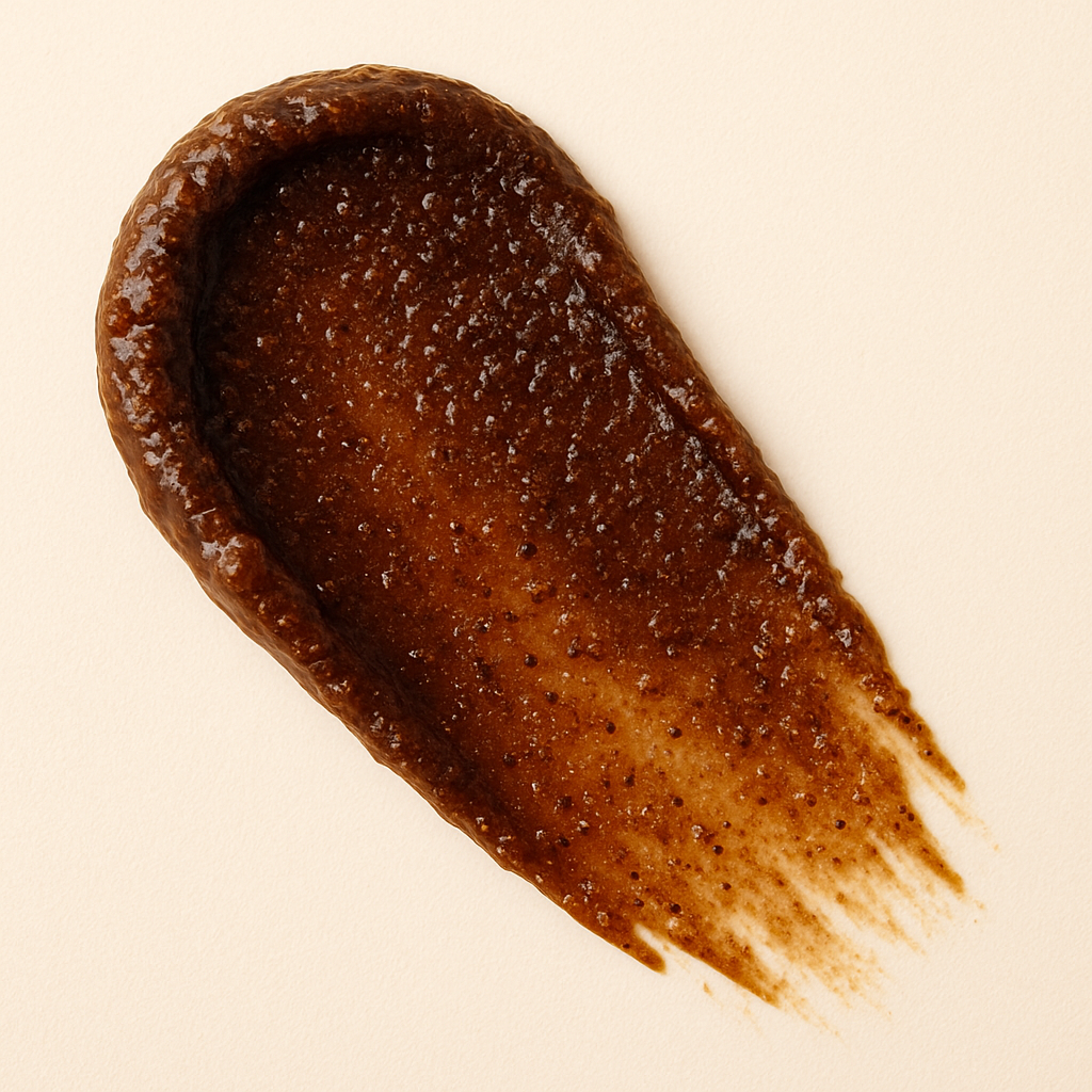 Amber Koffiescrub – Stimuleert & Exfolieert