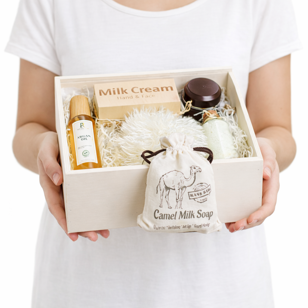 Giftset Kamelenmelk – Complete Verzorging