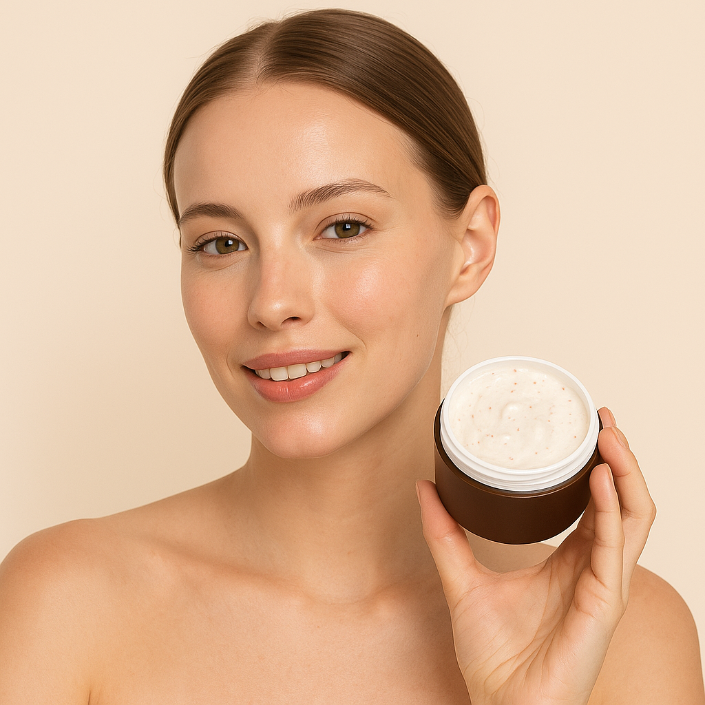 Rozenbottel Scrub – Zachte Exfoliatie