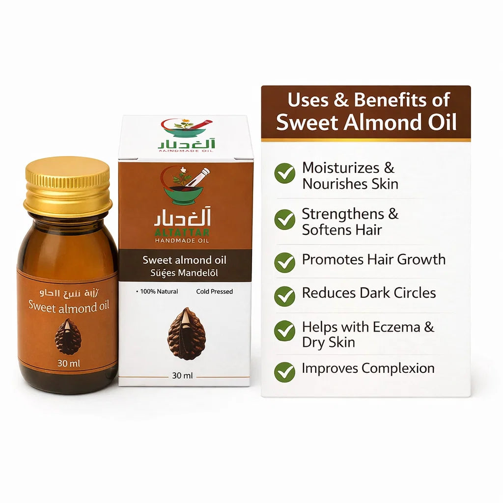 Almond Oil 30ml – Soft & Edible