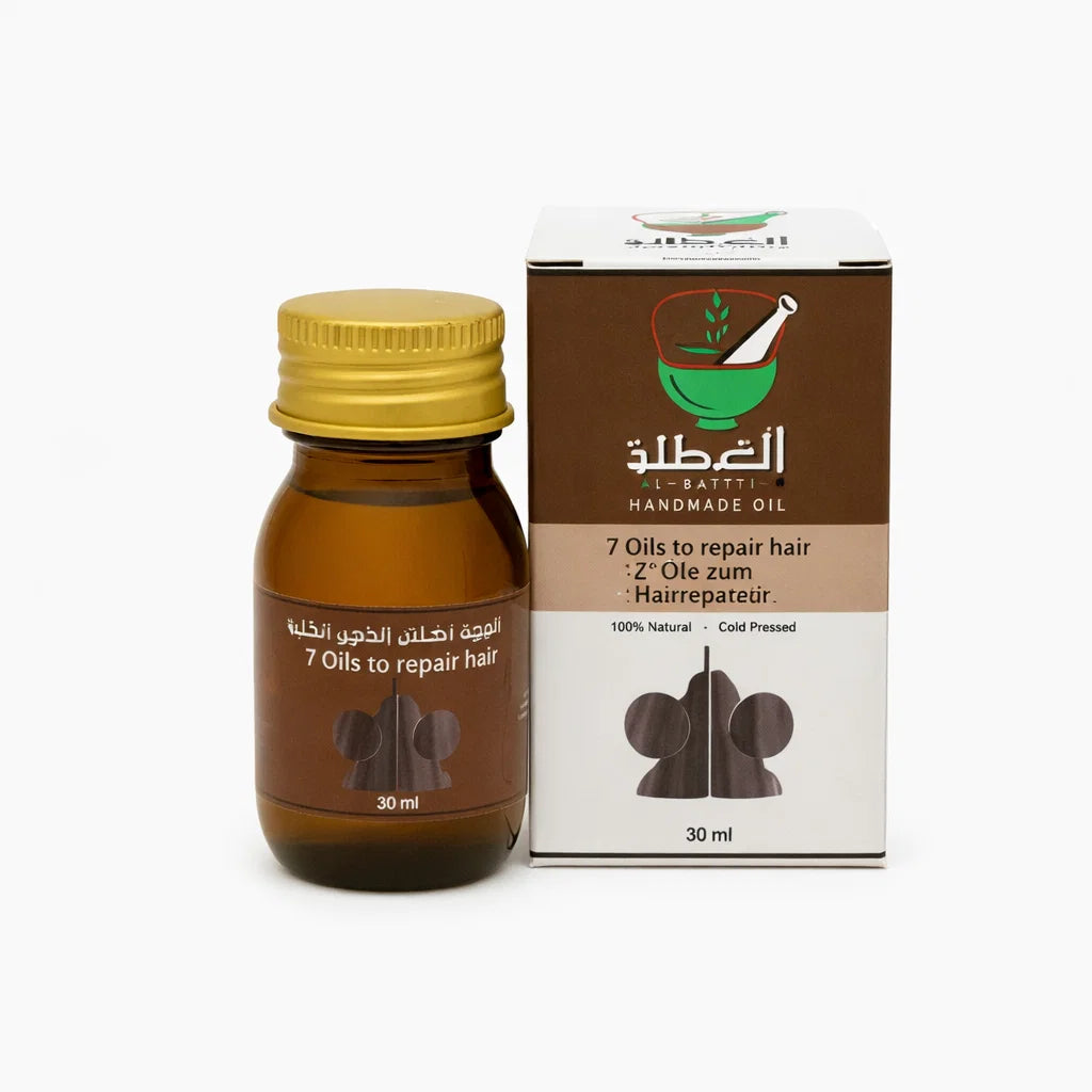 7-Oliën Mix 30ml – Beschadigd Haar