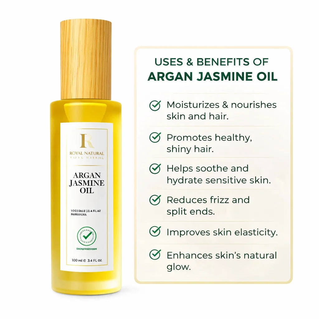 Argan Jasmijn Olie 100ml – Hydrateert & Kalmeert