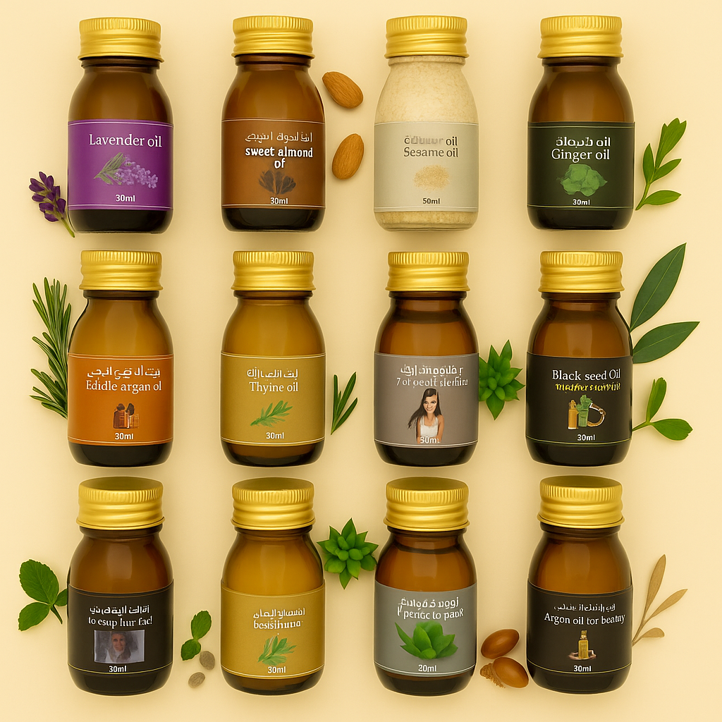 Gratis Sample Koudgeperste Natuurlijke Olie