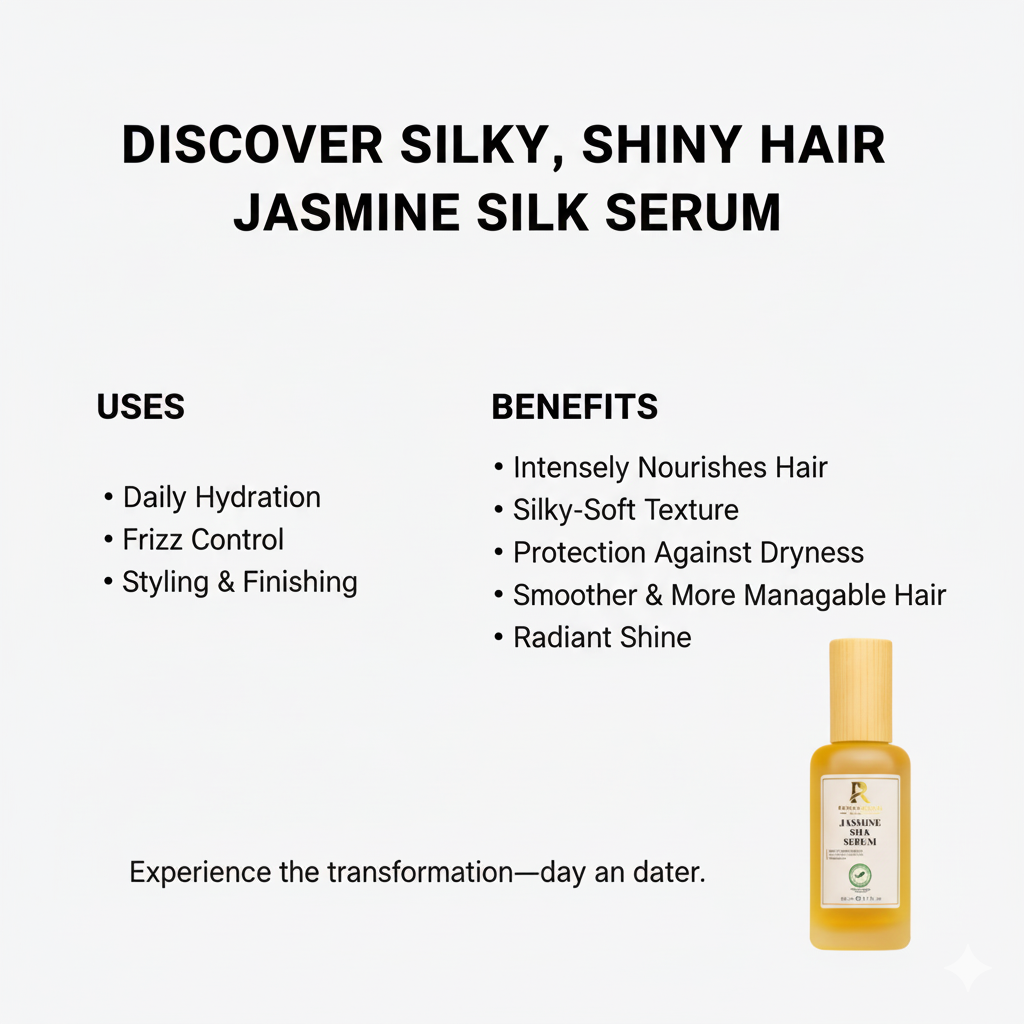 Jasmijn Serum 50ml – Zijdezacht Effect