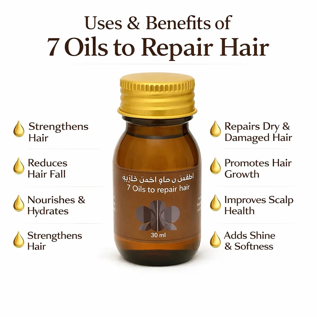 7-Oil Mix 30ml – Damaged Hair