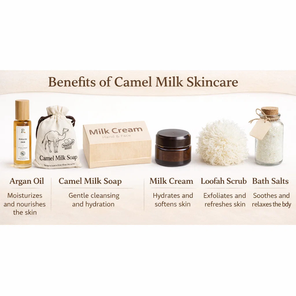 Giftset Kamelenmelk – Complete Verzorging